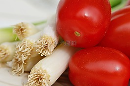 蕃茄,蔥,蔬菜