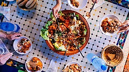 食品,沙拉,早餐