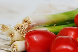 蕃茄,蔥,蔬菜