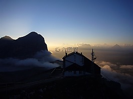白云巖,全景,山