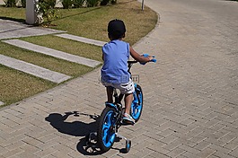 街,自行車(chē),兒童