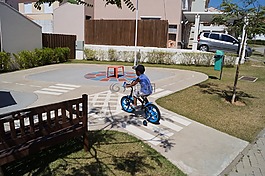 自行車,兒童,街