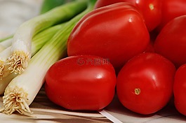蕃茄,蔥,蔬菜