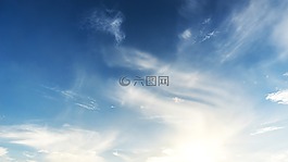 藍色,天空,云