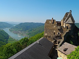 瓦豪,aggstein,城堡