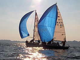 帆船賽,小船,船帆