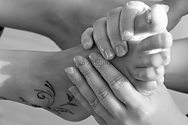 治疗,按摩,reflexiologie