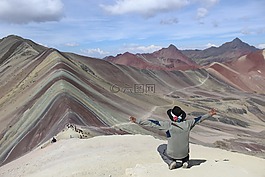 vinicunca,彩虹,山