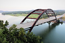 奧斯汀,pennybacker橋,pennybacker