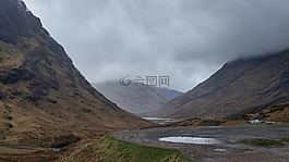 山,景觀,自然