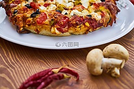 比薩餅,面團(tuán),產(chǎn)品圖片