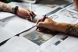 报纸,纸,材料