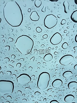 雨,下降,自然