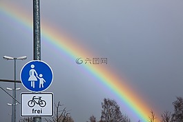彩虹,大气光学现象,弓地带照明