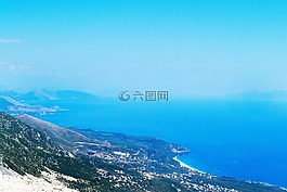 藍(lán)色,天空,高原