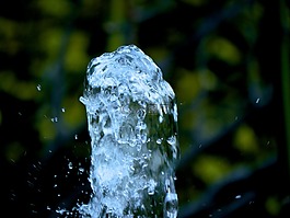 水,噴泉,自然