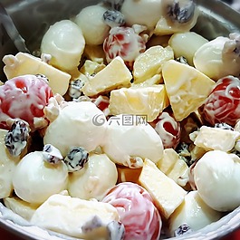 沙拉,食品,蘋果