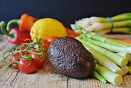蔬菜,蘆筍,蕃茄