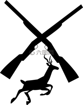 亨特,徽标,枪炮