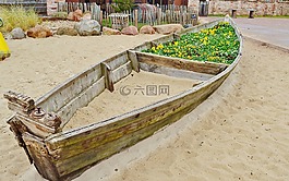 沙,木船,游樂場(chǎng)
