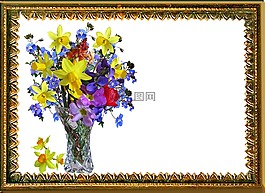 賀卡,花,花瓶