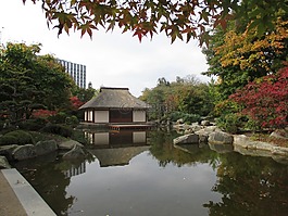 日本茶馆,在汉堡,计划和布洛门