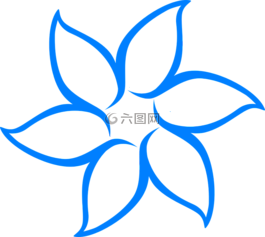 花,盛開,藍(lán)色