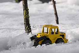 雪,冬天,路