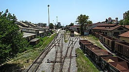 導(dǎo)軌,火車(chē)站,城市