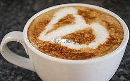 杯,咖啡,上午
