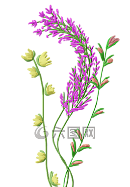 繪畫,花卉,粉紅色