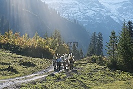 高山,désalpe,人后裔