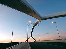 橋,路,天空