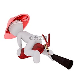 男性,3d模型,孤立