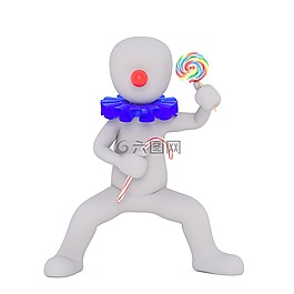 男性,3d模型,孤立