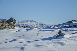 山,谷,景觀