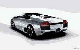 蘭博基尼,車,賽車