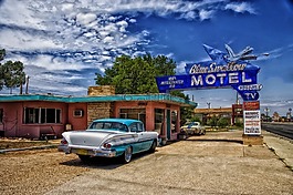 tucumcari,新墨西哥州,汽車旅館