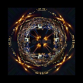 抽象,螺旋,夜