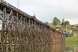 橋sungkha,橋,木