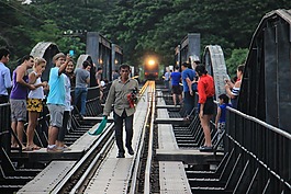 鐵路,橋,火車
