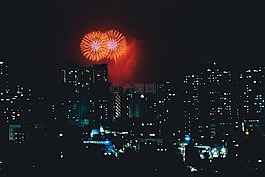 黑暗,夜,城市