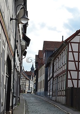 戈斯拉爾,fachwerkhaus,路