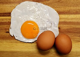 油煎,蛋黃,蛋白質