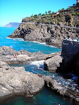 海岸,洛基,海