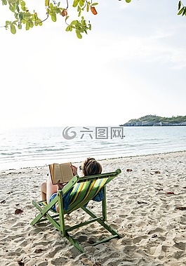 海灘,書(shū),平靜