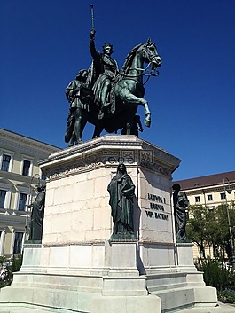 慕尼黑,巴伐利亞,雕像