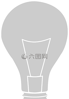 燈泡,光,灰色