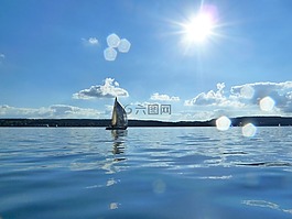 博登湖,湖,陽光