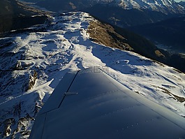 雪,跑道,翼
